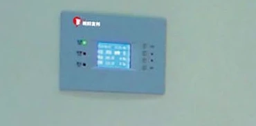 Monitoring display and indicators on the GZG10 cabinet shown above